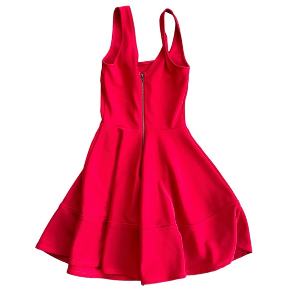 Lulu’s SEXY RED HOME BEFORE DAYLIGHT SQUARE NECK SLEEVELESS SKATER DRESS EUC - Picture 8 of 12